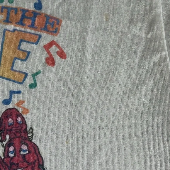 The California raisins, I heard it through the grapevine, 80s M unisex T-shirt - Picture 5 of 5